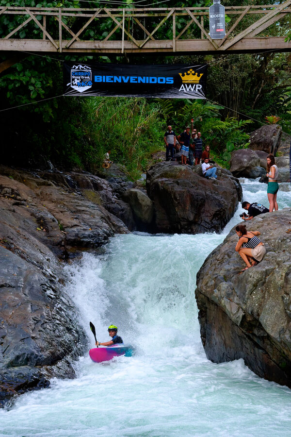 Kayaker on the Chirripó Pacífico